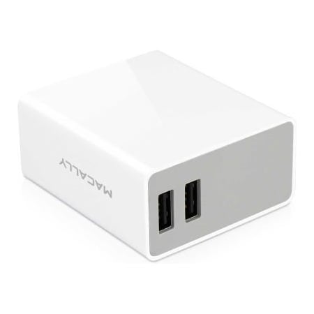 Securityman Macally 24 Watt Two USB Port Home Charger HOME24U